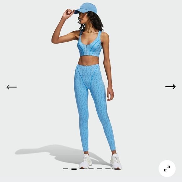 adidas x Ivy Park mesh monogram leggings